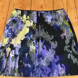 Never worn. Tahari skirt with sequins.